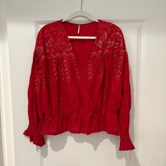 Free people wrap top - Picture 1 of 3